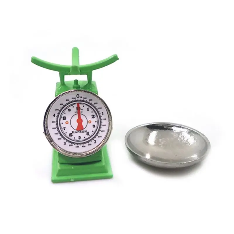 1/12 Mini Dollhouse Miniature Market Stall Weight Pound Scale Kitchen Tool Toy NEW | Игрушки и хобби