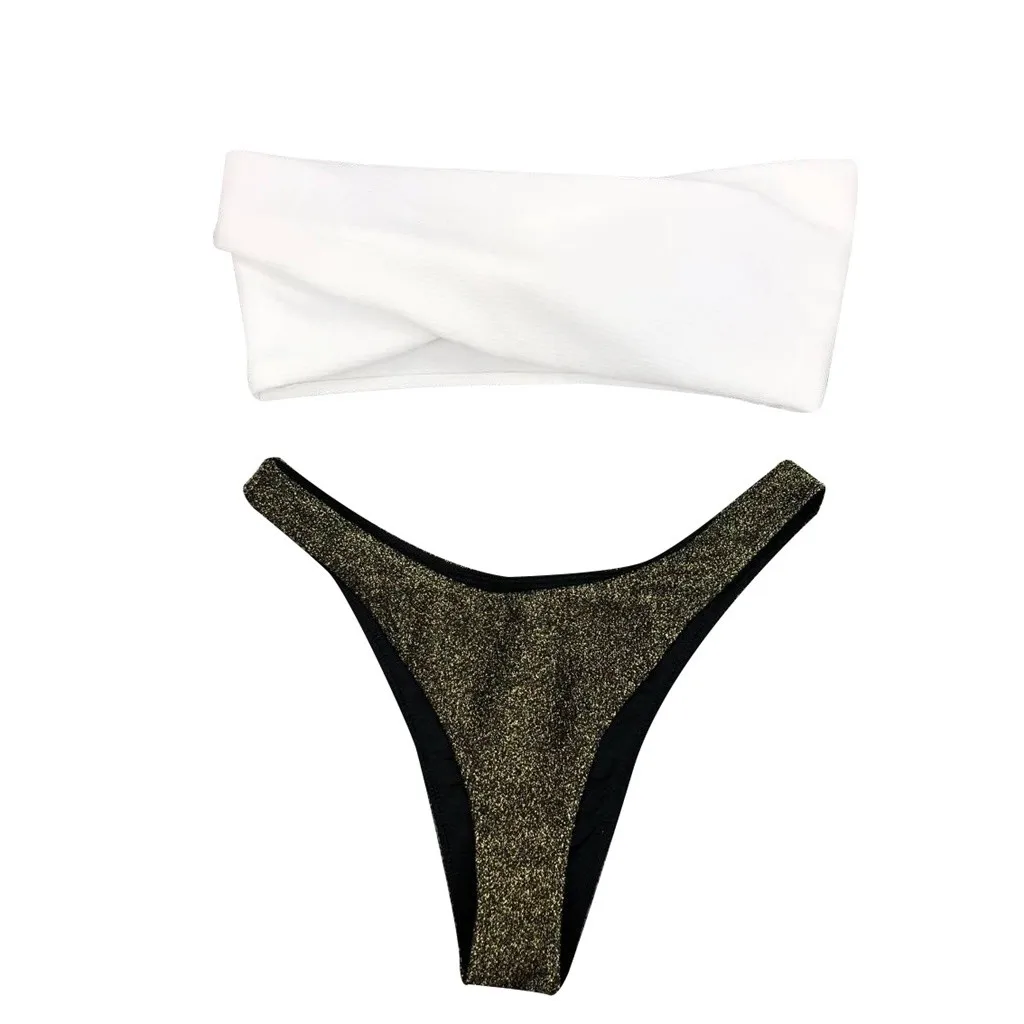 Женский купальник-бикини SAGACE сексуальный бюстгальтер с эффектом пуш-ап