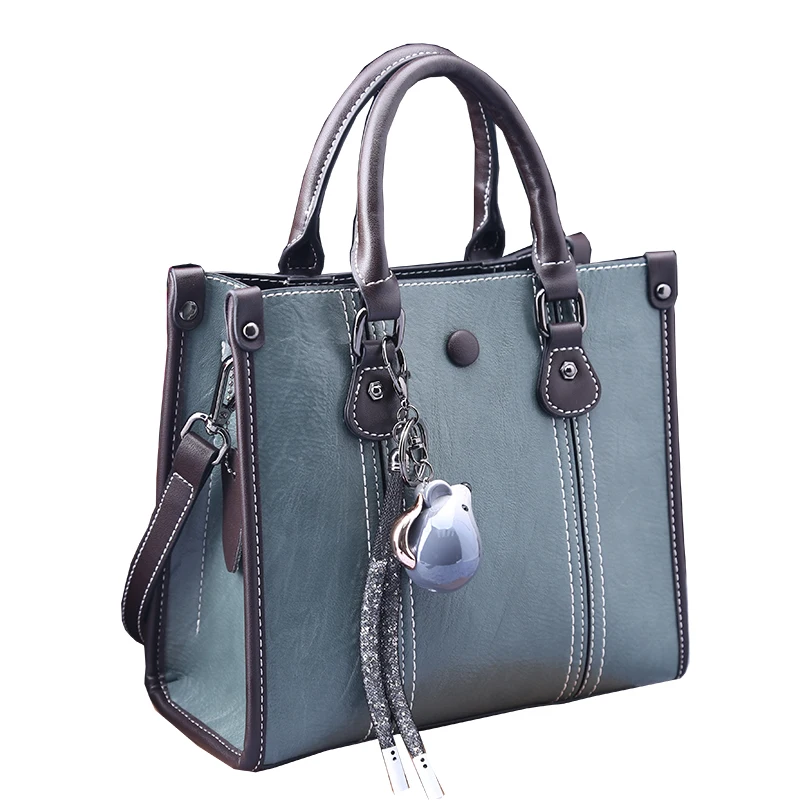

Genuine Leather Ladies Handbag 2020 New Fashion Retro High-end Messenger tote Bags Simple and Generous Single Shoulder Bag sac