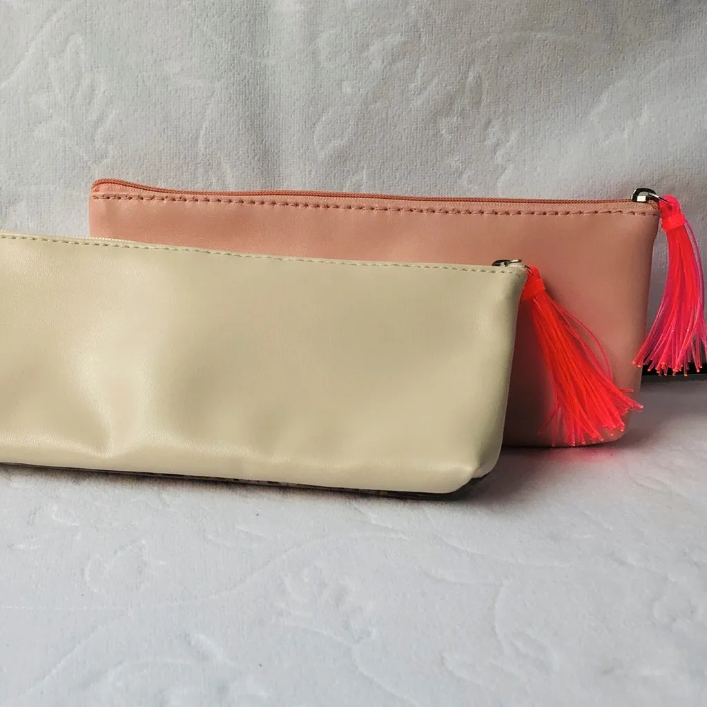 Women's Fashion Trend Long style High quality Brand Wallet Fringed Leather Sequin Pencil Case Female Zipper children's Purse#445 | Багаж
