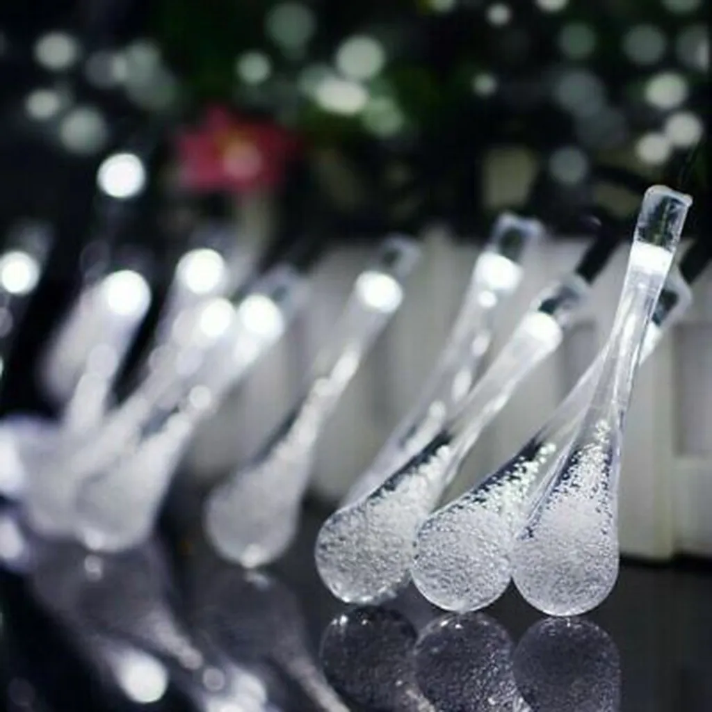 20/светодиодный слеза Водонепроницаемый светодиодный солнечный светильник