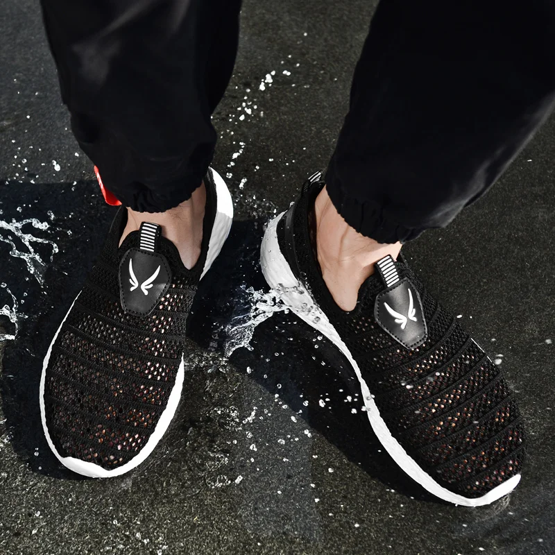 

Abhoth Mesh Men Casual Shoes Breathable Lace-up Shoes for Men Lightweight Comfortable Walking Sneakers Men Zapatillas Hombre