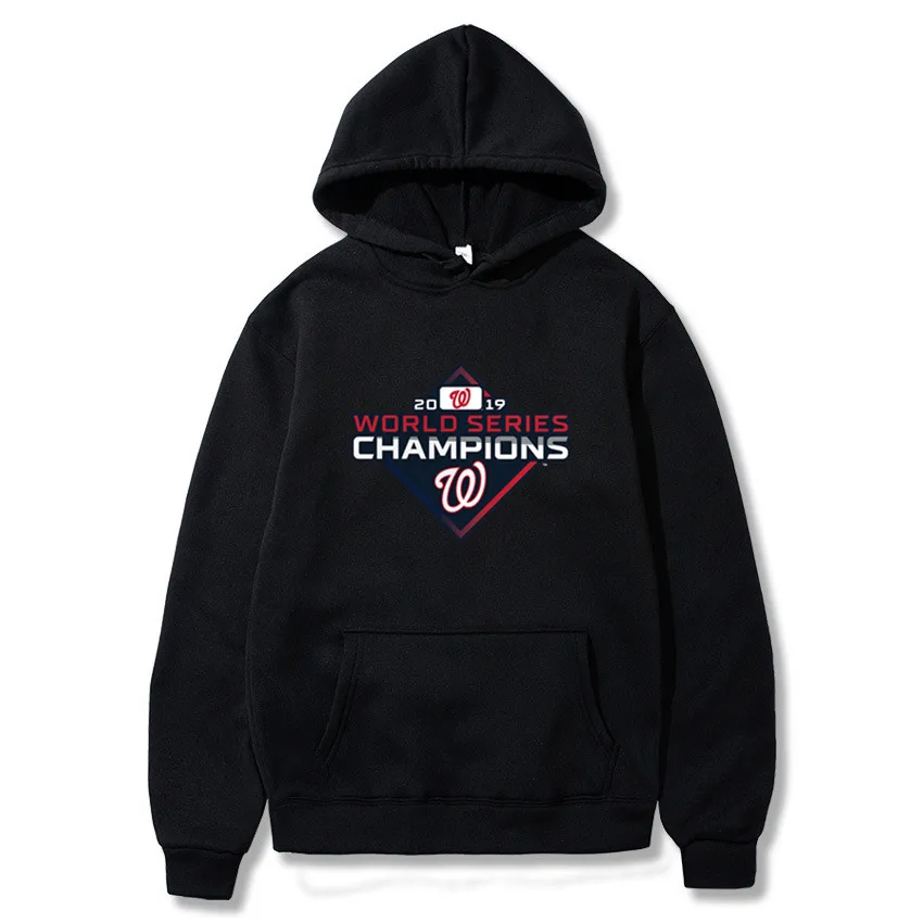 Hoodies Men women Nationals world series champions Hoody Male Long Washington Men's Sweatshirt Mens hip hop