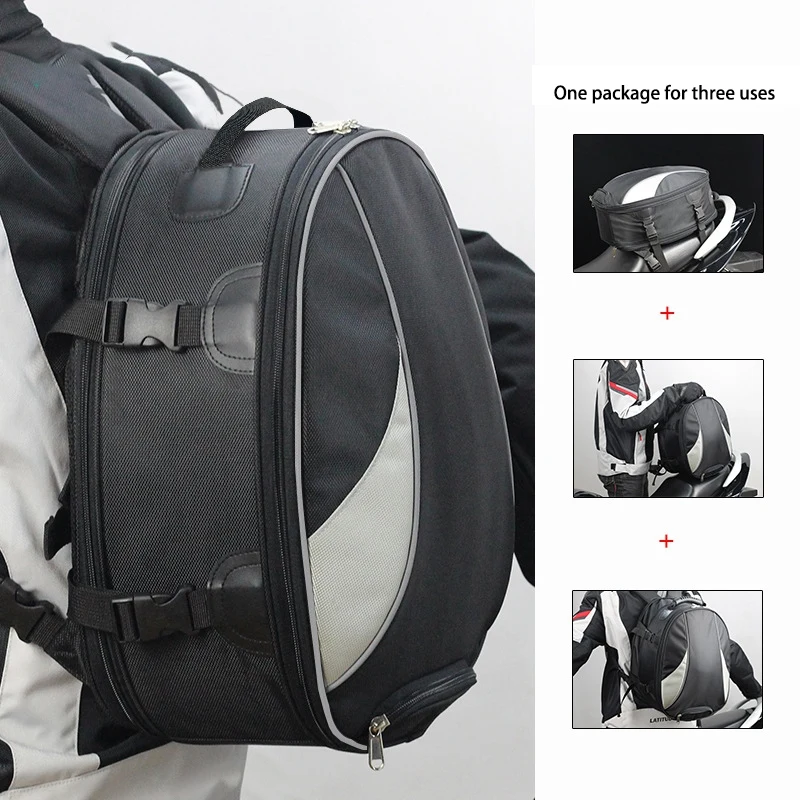 Мотоциклетные задние Сумки водонепроницаемая дорожная сумка для мотокросса на