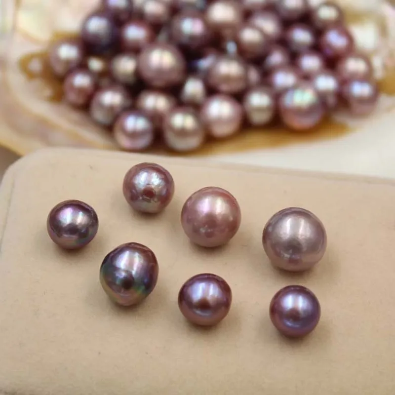 Натуральный пресноводный жемчуг свободные бусины сильный светильник не
