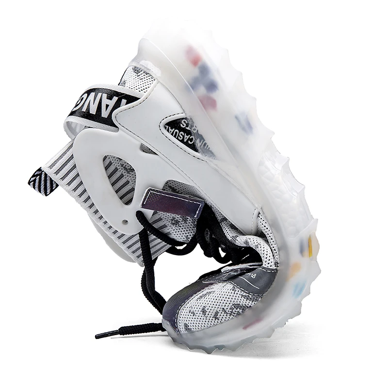 

Summer Men's Sneakers Outdoor Running Shoes Damping High Top Sport Shoes Breathable Air Mesh Boots chaussures de course Black