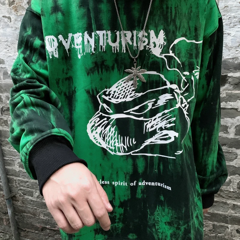 Осенне-зимний мужской и женский пуловер с капюшоном в стиле хип-хоп круглым