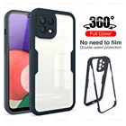 Двухсторонний чехол с полной защитой для Samsung Galaxy A22 A22S 5G 360 TPU, передняя и задняя крышка для Samsung A 22 S, 22 S, 2021 градусов