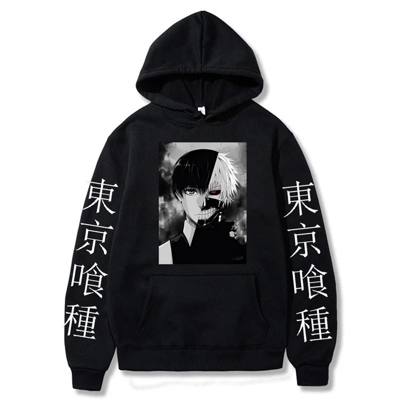 

Толстовка с капюшоном Kpop из серии «Токийский Гуль», аниме канеки Кен, классные глаза, креативная Новинка для мужчин и женщин, свитшот на осен...