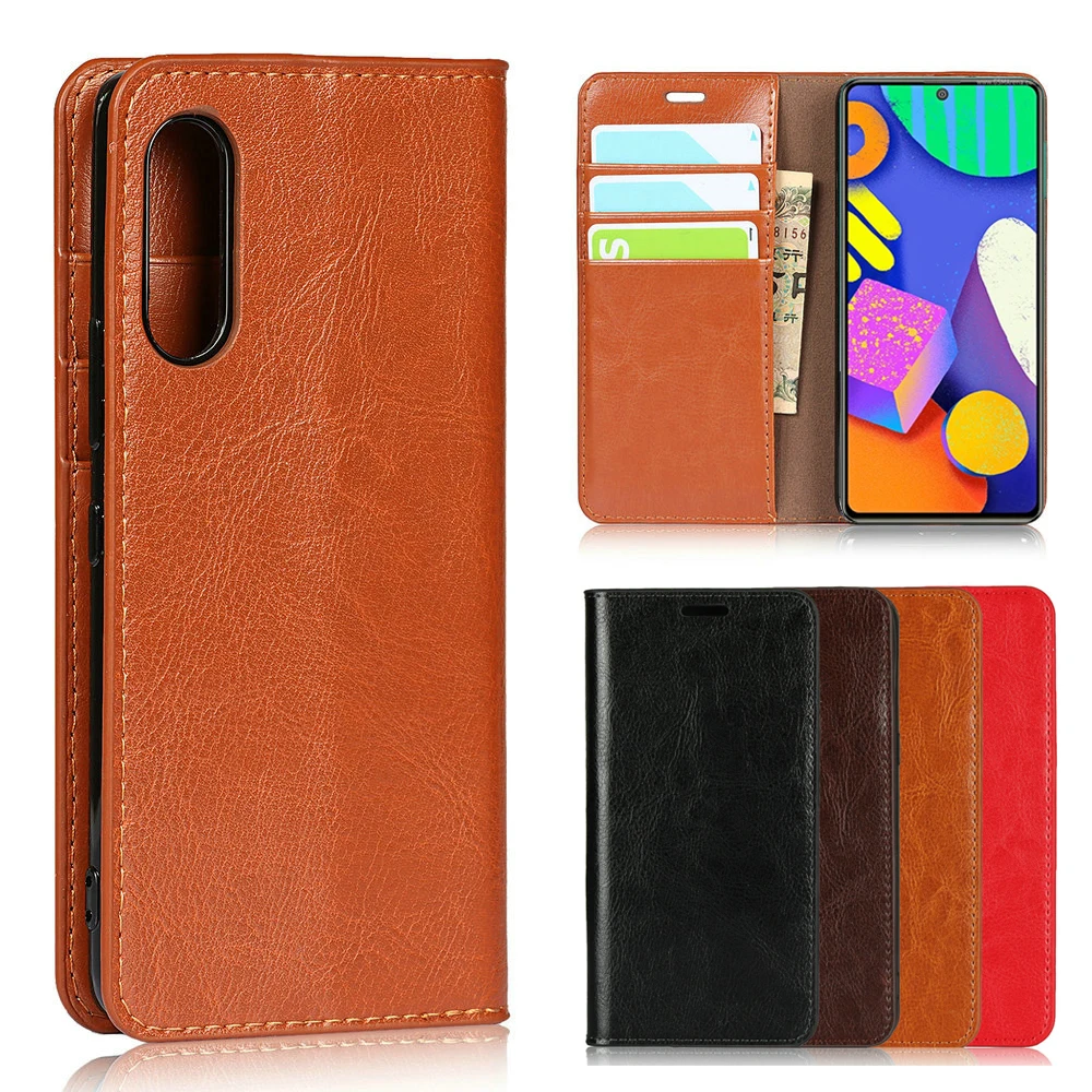 

Case for Xiaomi Mi 10 Pro Coque Genuine Flip Leather Case Luxury Business Wallet Phone Cover Mi 10 Mi10 Pro Card Slots Holder