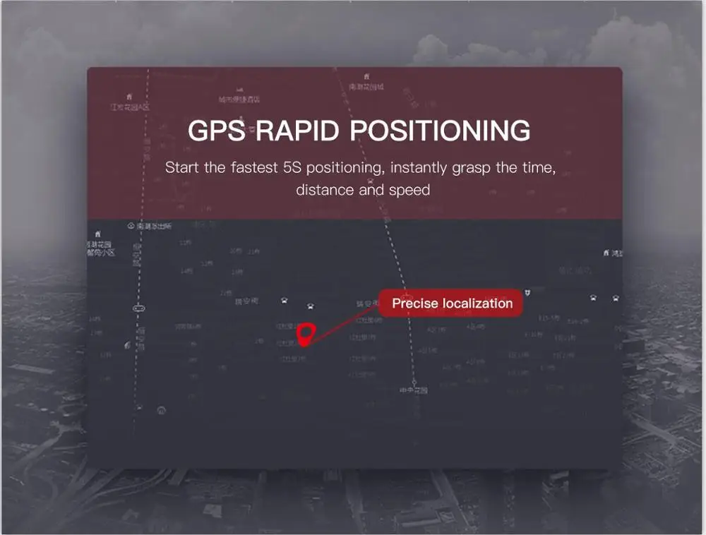 I GPS порт IGS50E беспроводной IPX7 водонепроницаемый велосипедный цифровой секундомер