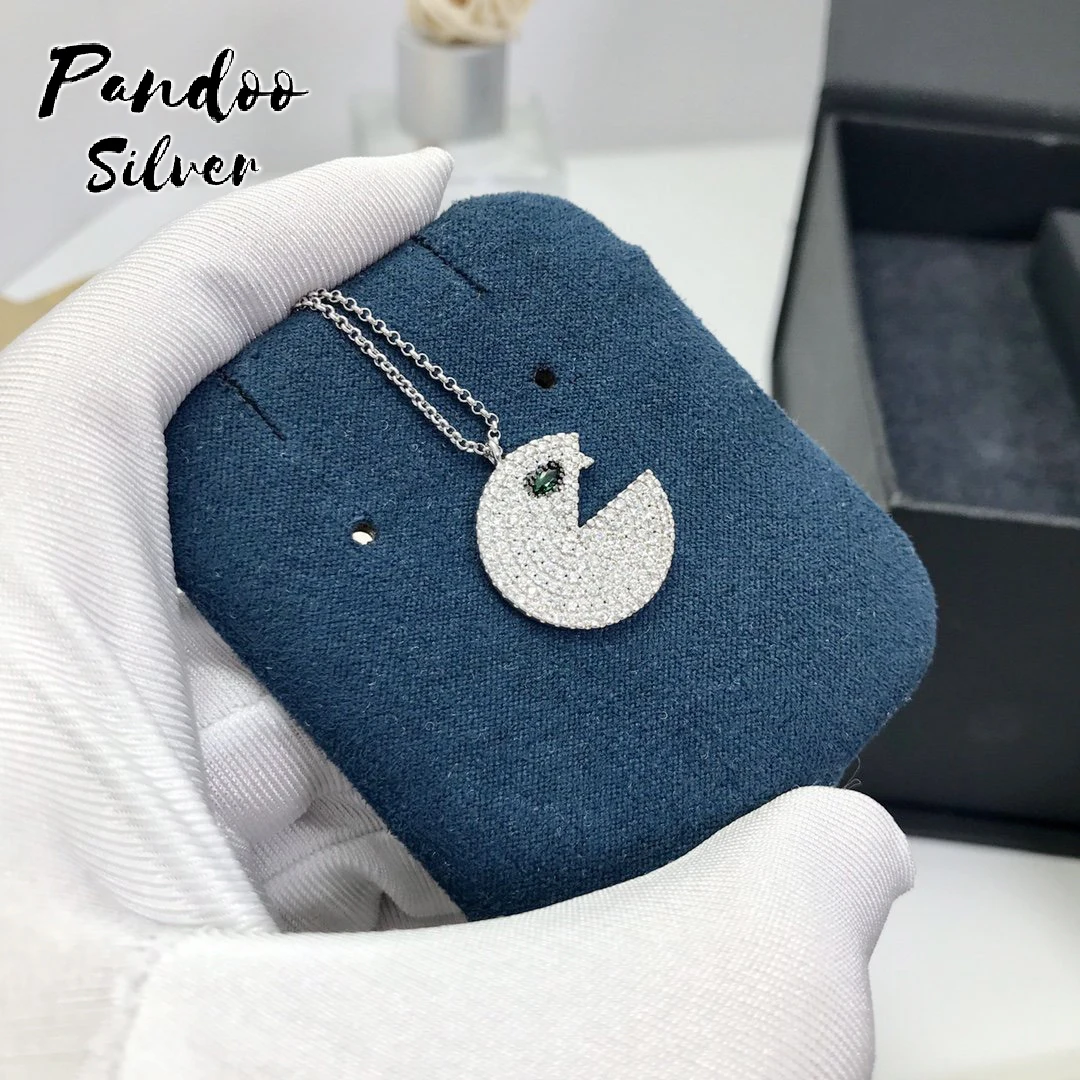 Fashion Charm Sterling Silver Original 1:1 Copy Adjustable Pacman Necklace Women Jewelry Gift With Logo | Украшения и аксессуары