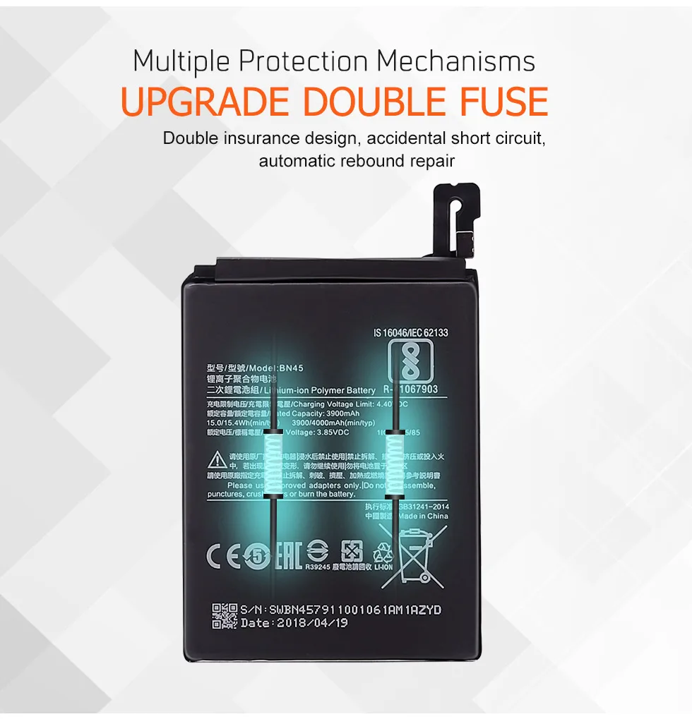 Nephy телефона Батарея BM45 BM46 BN41 BN43 BN45 для Xiaomi Redmi Note 2 3 Pro 4 4X5 Note2 Note3 Note4 Note5 Замена Бесплатные инструменты