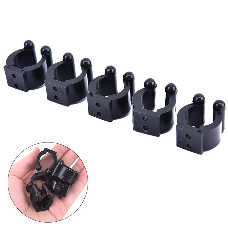 

10pcs/set Plastic Club Clip Fishing Rod Pole Storage Rack Tip Clamps Holder Without Screws Fishing Rod Rack Fishing Tackle