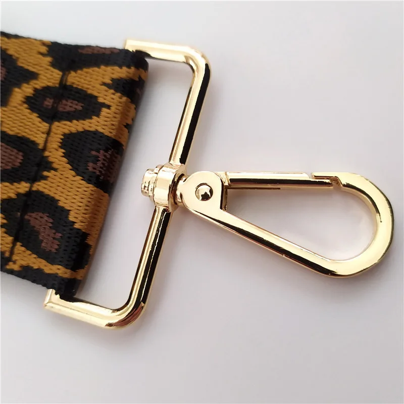 

Leopard Bag Strap Women Handbag Belt 5cm Wide Shoulder Bag Straps Replacement Strap Accessory Bag Part Adjustable Belt for Bags
