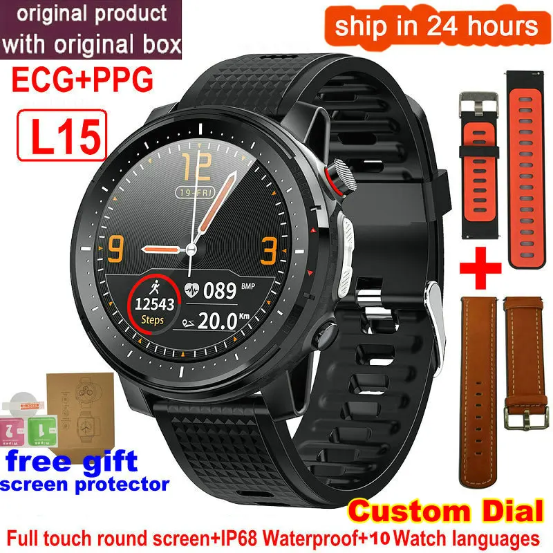 Смарт часы L15 мужские с Bluetooth камерой и фонариком|Смарт-часы| |