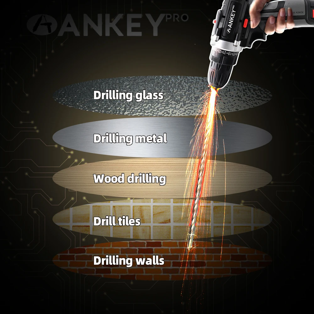 Электрическая отвертка 12 В аккумуляторная электрическая дрель литиевая батарея