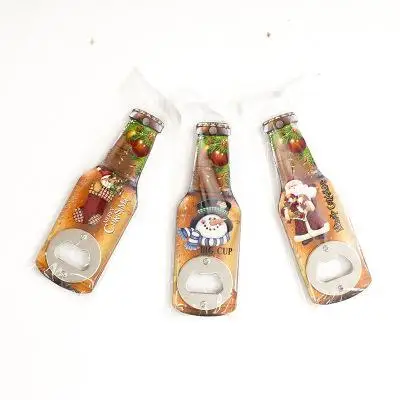 Новогодняя Креативная печать Санта Клаус снеговик медведь Деревянная