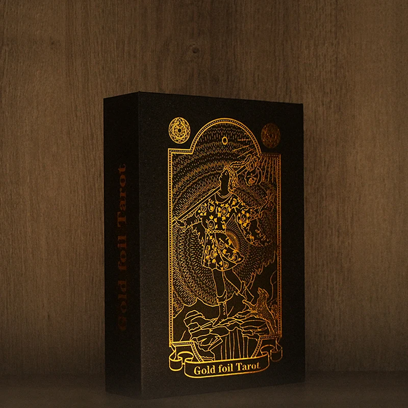 2021 New Arrive Luxury Gold Foil Tarot Oracle Card Divination Fate High Quality Deck Playing Bithday Gift Drink Game | Спорт и