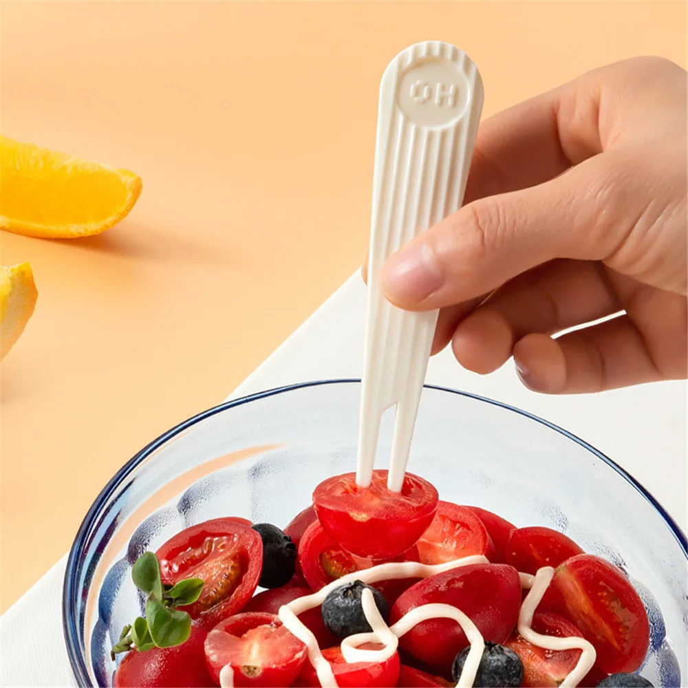 

4/8/50pcs Fruit Fork Cake Dessert Salad Sticks Cocktail Toothpick Skewer Flamingo Food Picks Buffet Cupcake Party Accessories