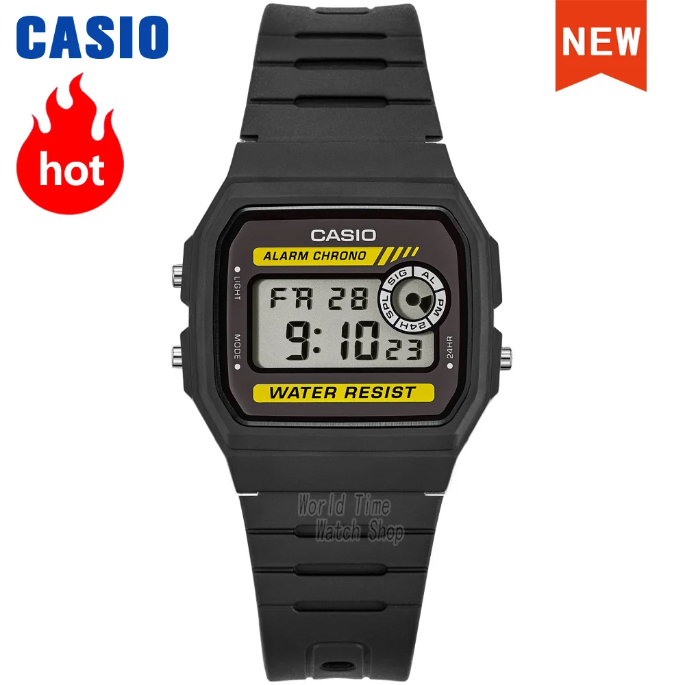 Reloj Casio g shock para hombre, conjunto de lujo, militar, LED, 50m, resistente al agua, digital, deportivo, de cuarzo, F-94WA-9D