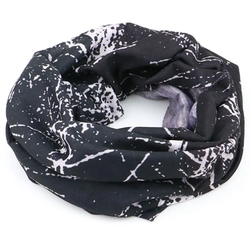 Бандана многофункциональная камуфляжная бесшовная бандана с листьями шарф