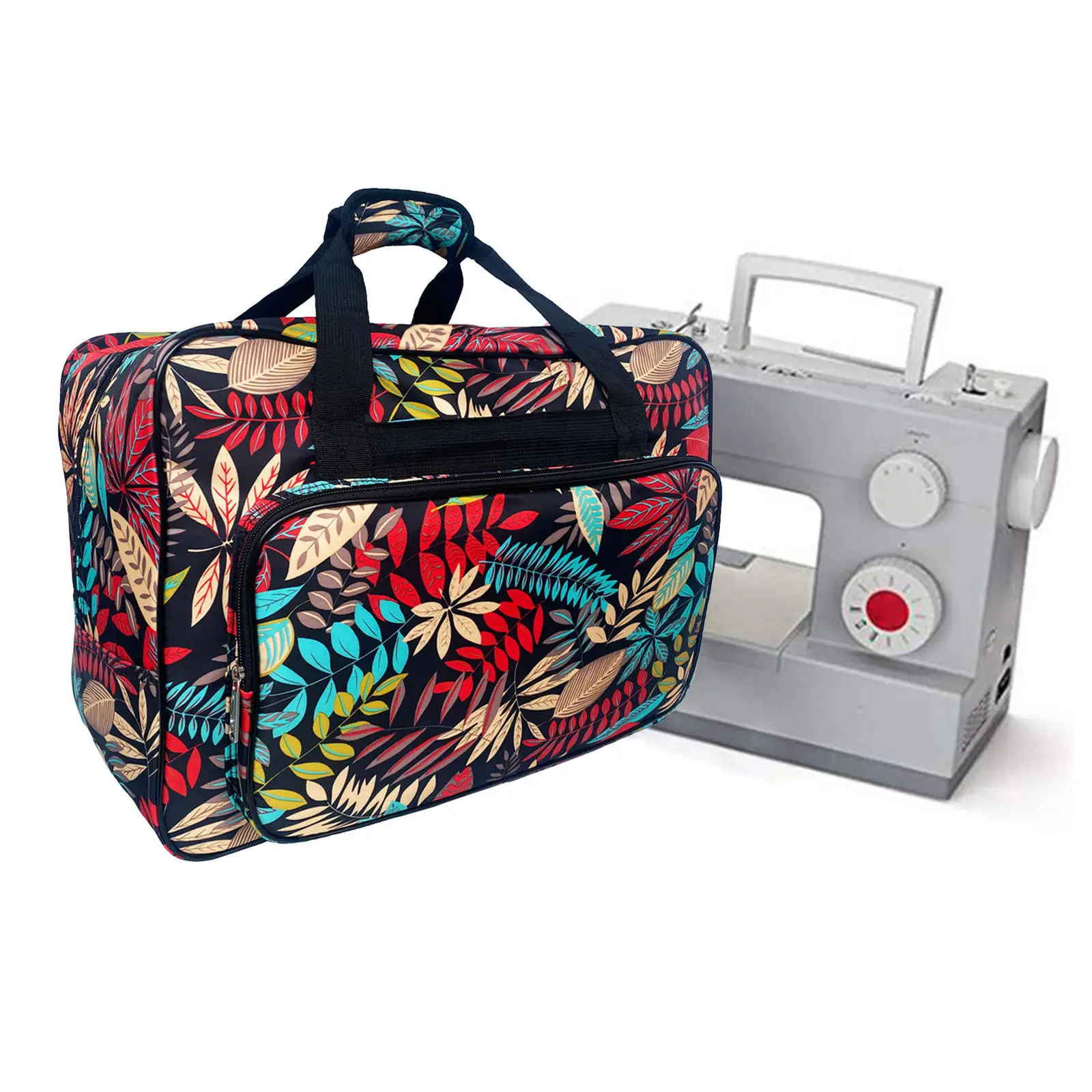 

Sewing Machine Bag, Portable Storage Tote Bag with Compartment