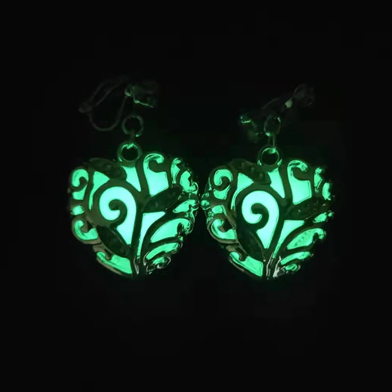 2019 новые серьги с камнями женские клипсы Флуоресцентный цвет нежные цветные