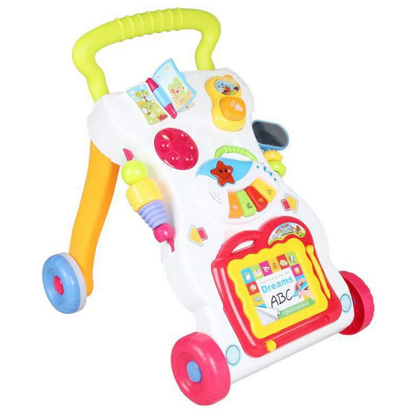 CYSINCOS детская коляска музыкальные ходунки игрушка Анти-опрокидывание обучающая