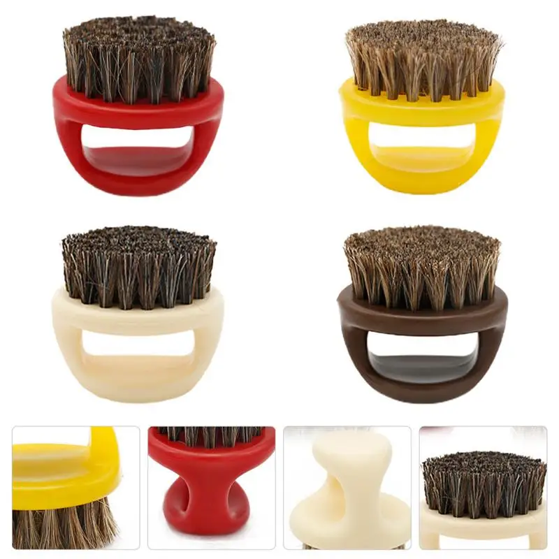 4 шт. щётки для бороды с пластиковой ручкой| |