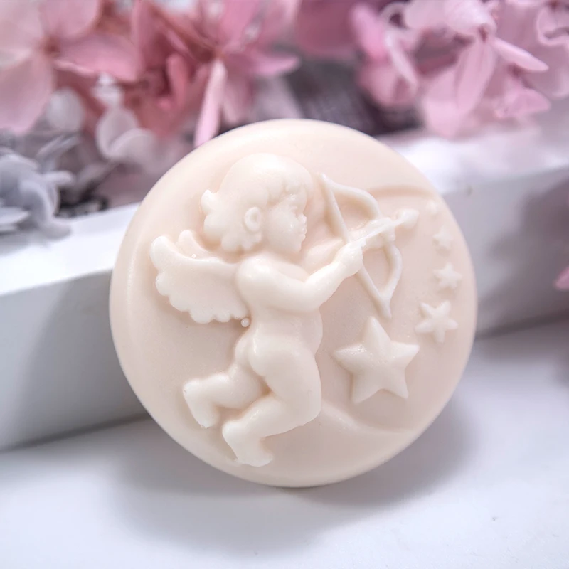 Новая силиконовая форма для мыла ручной работы сделай сам круглая товары