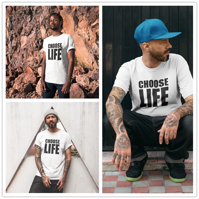 Футболка Джорджа Майкла футболка с принтом LIFE WHAM Пляжная большого размера милая