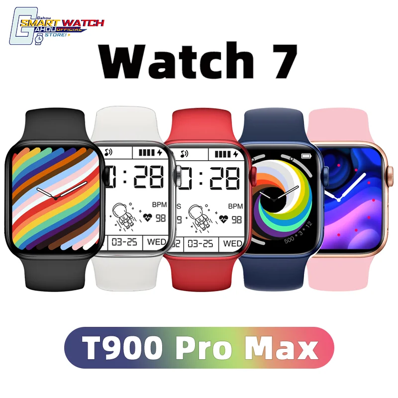 

2022 Smart Watch For Men T900 Pro Max IWO 14 Serie 7 Bluetooth Call Fitness Tracker smart watches PK IWO 13 Pro T500 X6 X7 W26