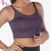 sexywg sports bra sexy cross back women workout gym crop tops running yoga vest high impact fitness active sportwear underwear