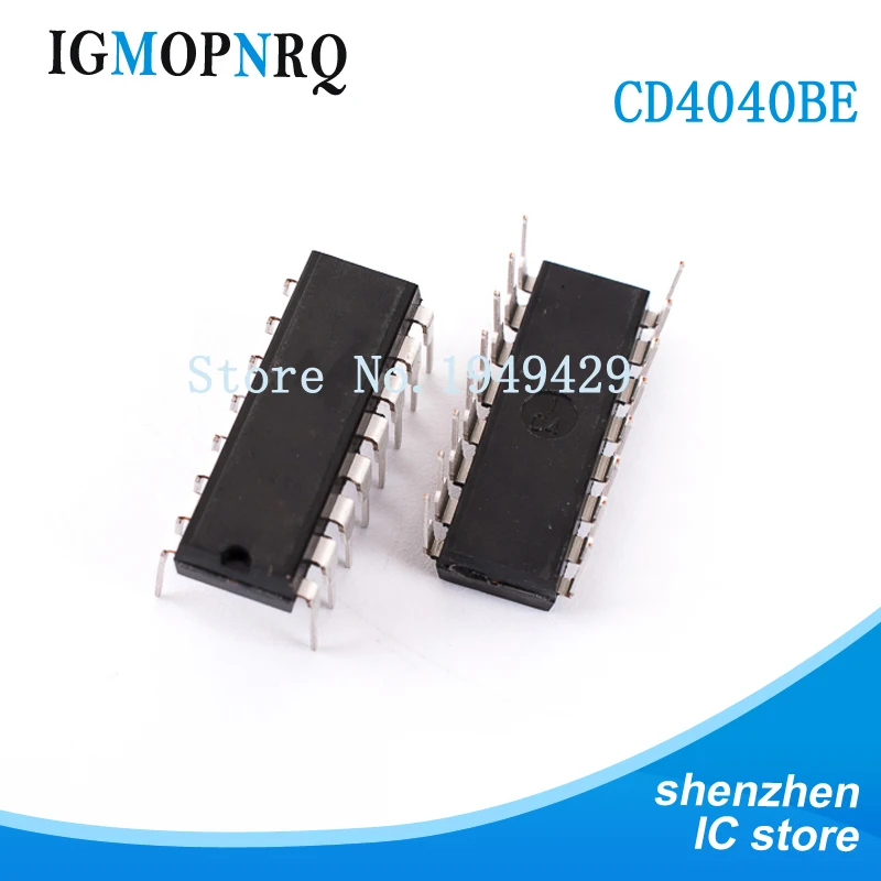 10 шт. CD4040BE DIP16 CD4040 счетчик IC 12 этап бинарный CNTR новый оригинальный Бесплатная доставка Быстрая доставка
