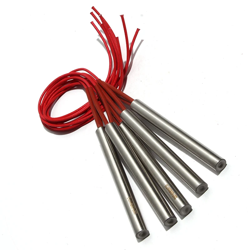 5 шт./лот 20 мм x 25 мм/28 мм/30 мм/32 мм/35 мм односторонние Проводные нагреватели-картриджи, нагревательный элемент для 3D-принтера, Нагреватель 120 Вт/140 Вт/170 Вт