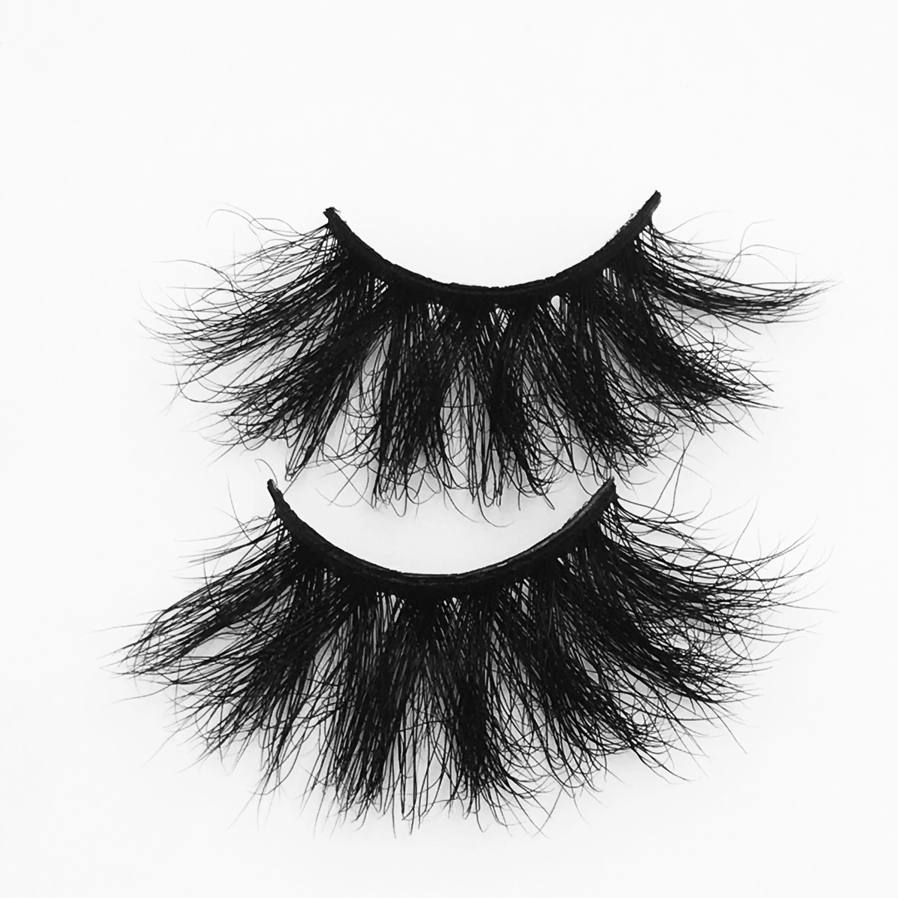 Накладные ресницы из 100% норки объемные пушистые норковые наращивание