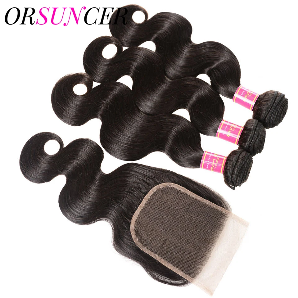 

30-дюймовые бразильские волнистые волосы, 3 пряди с застежкой, человеческие волосы, пучки с застежкой, кружевная застежка, человеческие волос...