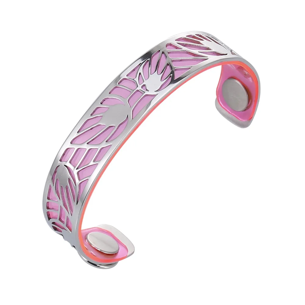 Реверсивный Кожаный браслет из нержавеющей стали 14 мм 1 шт.