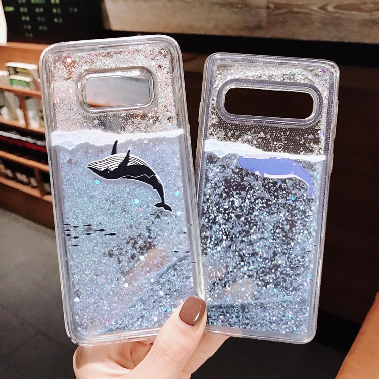 Динамический чехол с жидким песком для Samsung Galaxy A50 A30 A20 A10 J3 J4 J6 J8 A7 A8 A9 2018 S10 Lite S9 S8 Plus