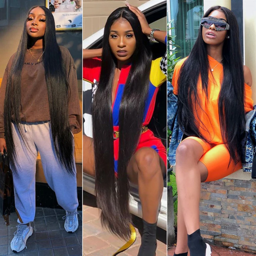

Straight Bundles Bone Straight 100% Human Hair Bundles 28 30 inch Remy Hair 1 3 4 Bundles Brazilian Weave Human Hair Extensions