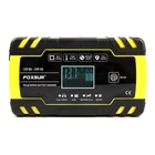 Foxsur 12V 8A 24V 4A импульсный ремонт Зарядное устройство с ЖК-дисплеем Дисплей, для мотоциклов и автомобилей Батарея Зарядное устройство, 12V 24V Agm гель мокрый свинцово-кислотный аккум