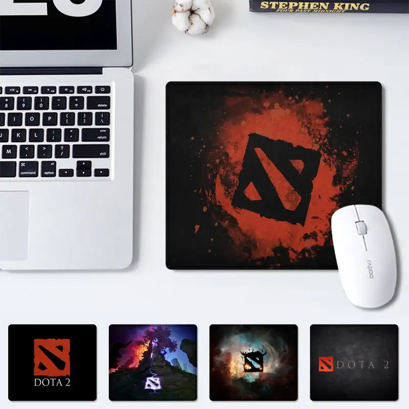 

2021 DOTA2 LOGO office Mat Small Size Rubber Mouse Pad Gaming Player Desktop Pad Computer Laptop Mouse Pad
