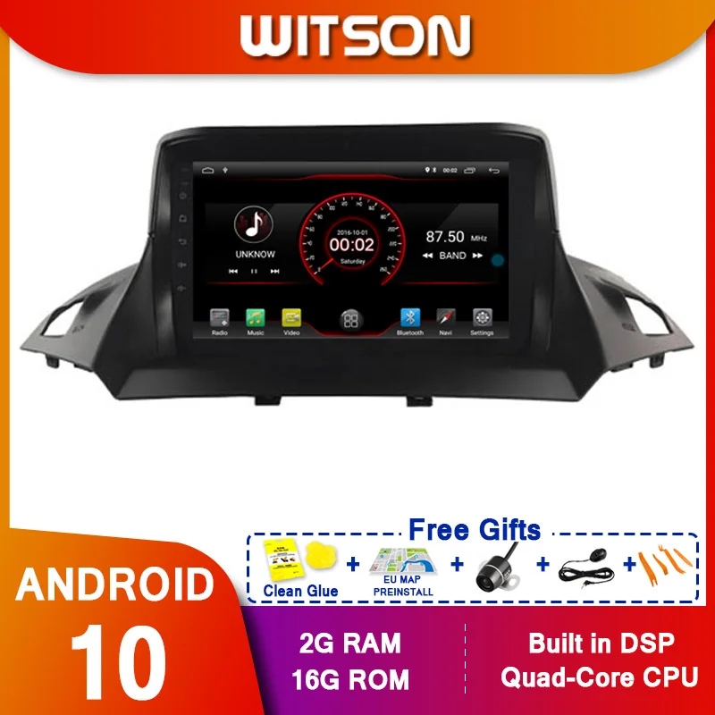 WITSON 9 &quotFULL HD сенсорный экран Android 10 0 Восьмиядерный Автомобильный GPS
