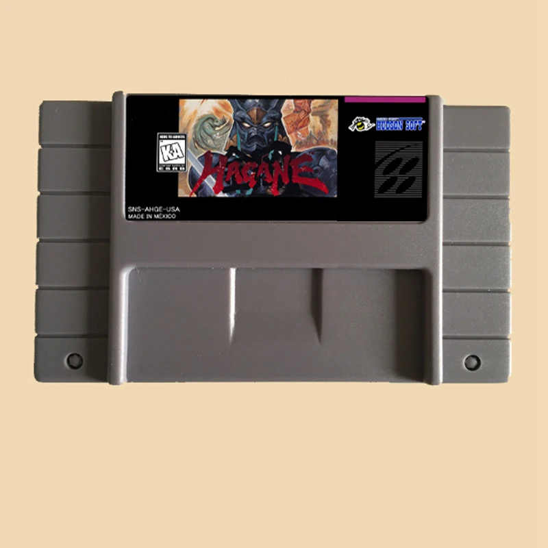 Высокое качество 16 бит Hagane NTSC большой серый карточная игра для США Версия игры