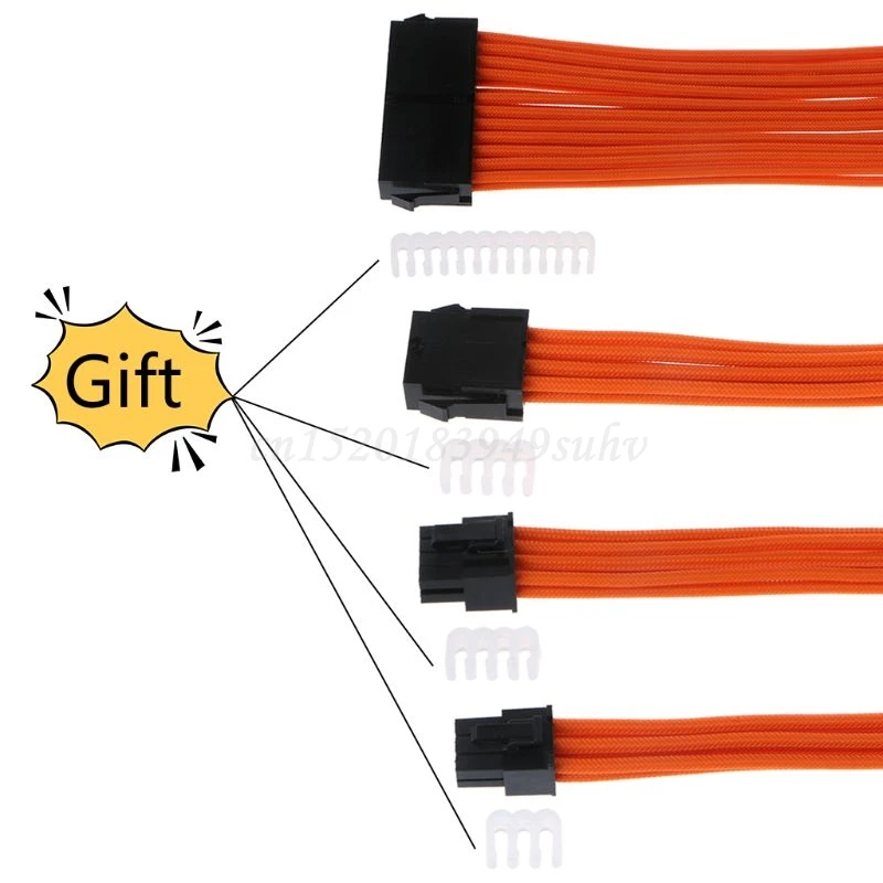 A-TX кабель-удлинитель для ПК провод GPU источник питания ЦП 24-PIN 8-PIN 6-PIN 4-4-PIN 1