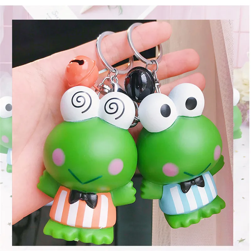 Мода 3D мультфильм BB называется Путешествия брелок с дизайном лягушка для женщин