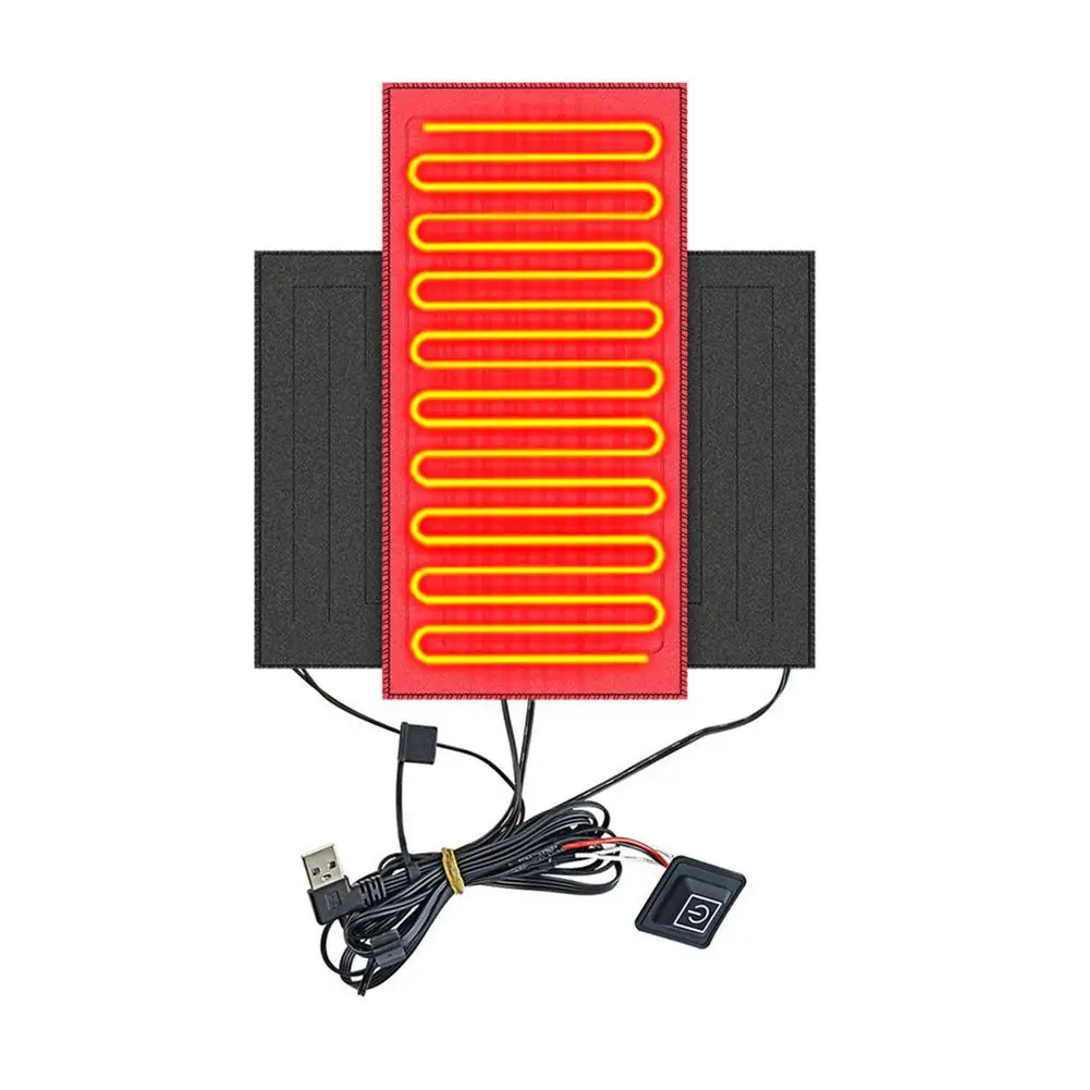 

USB нагревательная подушка с регулируемой температурой 3 в 1 электрическая нагревательная подушка для одежды Портативный нагревательный эле...