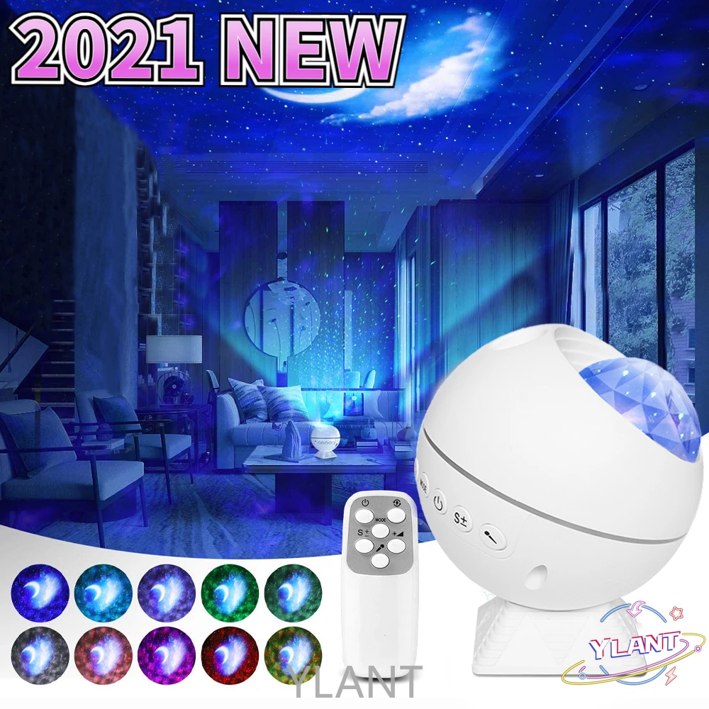 

SWT Star Projector Galaxy Lamp Starry Sky Projector Laser USB LED Night Light Moon Lamp Galaxy Porjector Light For Home Decor