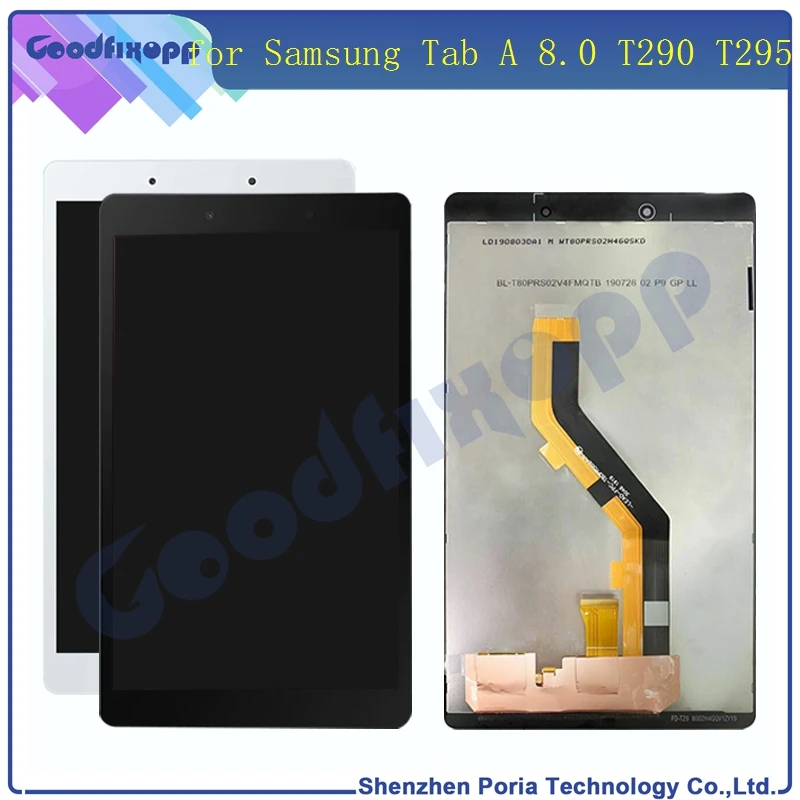 

8,0 "ЖК-дисплей для Samsung Galaxy Tab A 8,0 2019 SM-T290 T290 T295 ЖК-дисплей + цифровой преобразователь сенсорного экрана в сборе